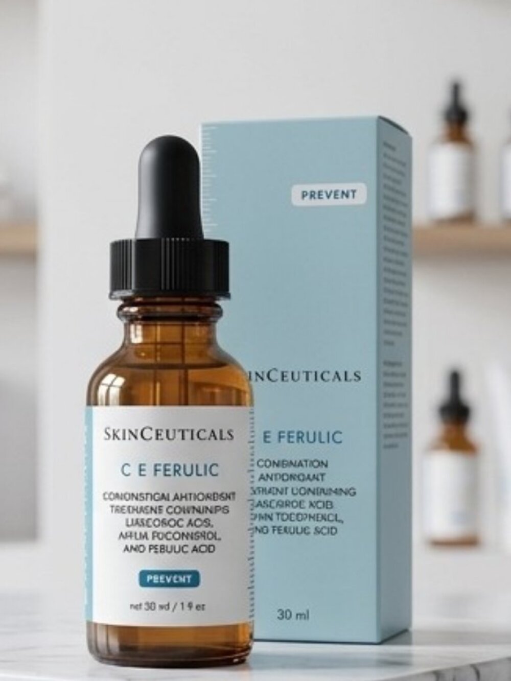 SkinCeuticals CE Ferulic Serum 15% Vitamin C 1oz –Fresh not Oxidized New (Real)